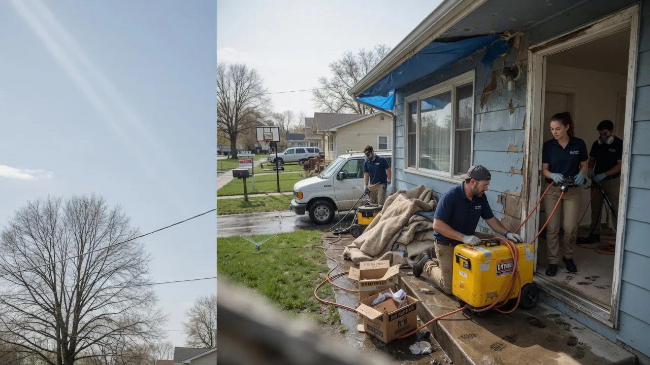 Basement Flood Cleanup in Halltown, MO near me